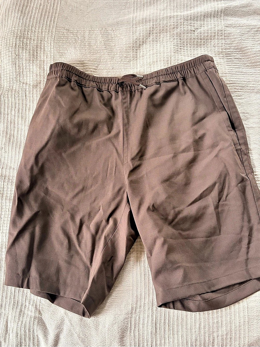 Sandro Brown Elastic Waist Shorts Like New